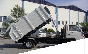 HYDRAULIC DUMPSTER WASTE VEHICLE