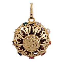 Brass Daily Wear Rudraksha Pendant