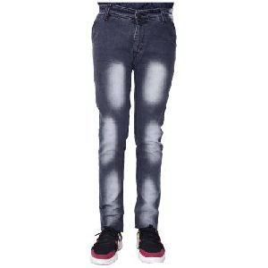 Men's Fashionable Back Pocket Design Slim Jeans