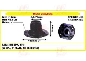 MCC 203ACS Front Teeth and Centre Coupling Flange