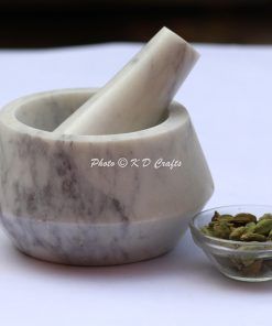 White Pestle and Mortar