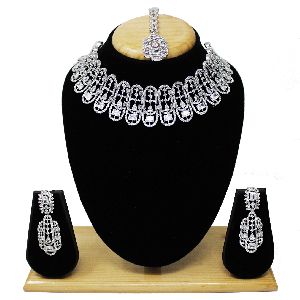 American Diamond (CZ) Necklace Set