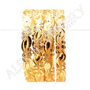 Gold Plated Shagun Bangle
