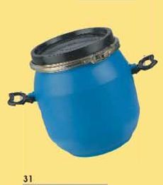 20-25 Ltr Open Mouth Barrel with Handle & U Plastic Lock Ring