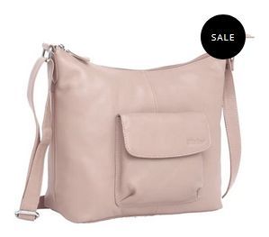 Ladies Pink Leather Tote Bag