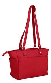 Ladies Red Leather Shoulder Bag