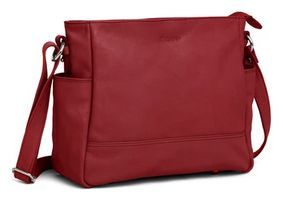 Ladies Red Leather Tote Bag