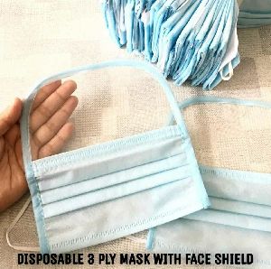 3 Ply Face Mask with Shield