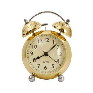 Golden Alarm Clock