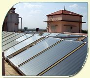 Industrial Solar Water Heating System