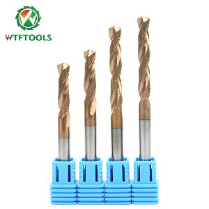 WTFTOOLS 3D Tungsten Carbide Drill Bits For Metal Drilling CNC Machinery