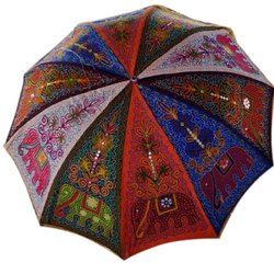 Embroidered Outdoor Umbrella