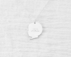 Silhouette Necklace Baby Silhouette Child Silhouette Silhouette Jewelry