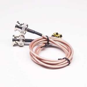 bnc to adapter smc male RF cable assembly