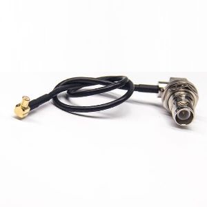 RF Coaxial Cable Assemblies MCX Right Angle Male Blukhead To TNC Female