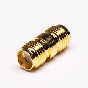RP SMA Adapter Female Straight Gold Plating