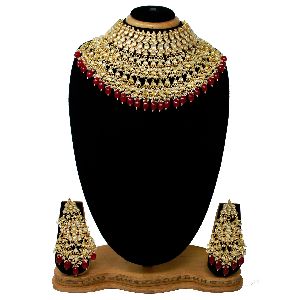pachi kundan necklace set for women