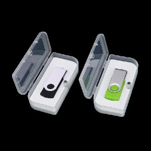 Flash Drive Box Plastic USB Magnetic Closure Case