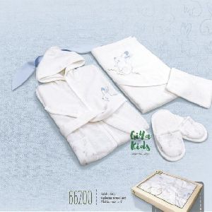 Baby Bathrobe and Towel Set