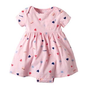 Baby Girls Cute Print Romper Dress