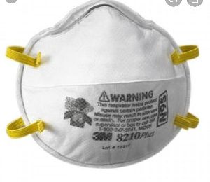 3M Particulate Respirator 8210, N95 160 EA/Case Mask