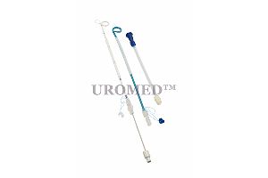 Urology Pigtail catheter With Safety Mechanism