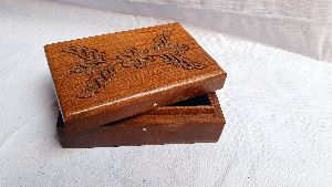 Sheesham box carved
