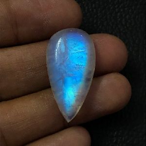 Pear Shape Rainbow Moonstone