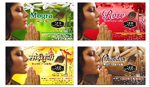 Dry Dhoop Sticks (Natural &amp; Colourful)