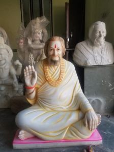 Marble Sadhu Maharaj Statue