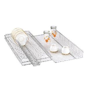 Stainless Steel Glass and Plate Tray