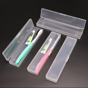 Travel Frosted Plastic Box Hard Plastic Foldable with Plastic Container and Flip Lid Storage Box Too