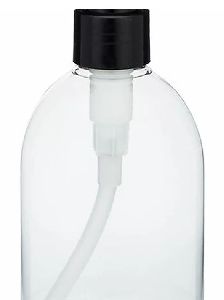 PET Plastic Bell Bottle with Black Lotion Pump