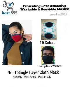 Single Layer Cloth Mask