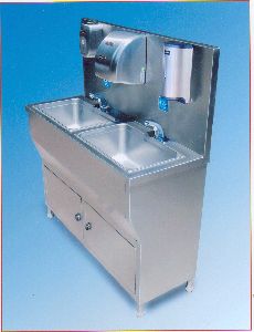 PURAFIL Rectangular Matt Hand Wash Stations, For Industries, Size : Multisize