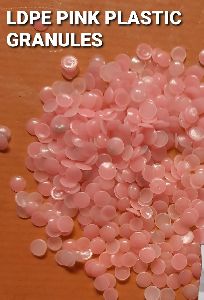 LDPE Pink Plastic Granules