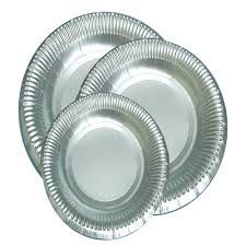 Disposable Silver Sitting Plates