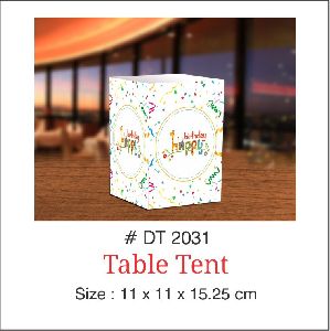 Anniversary Table Tent