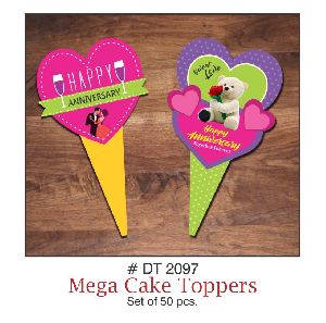 Mega Cake Topper (Anniversary)