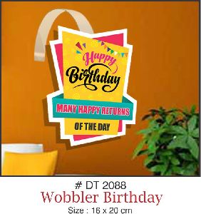 Paper Door Wobbler Birthday