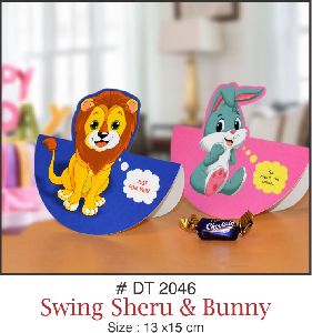 paper swing sheru &amp; bunny
