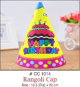 Rangoli Birthday Cap