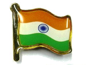 Indian Flag Badges Pin