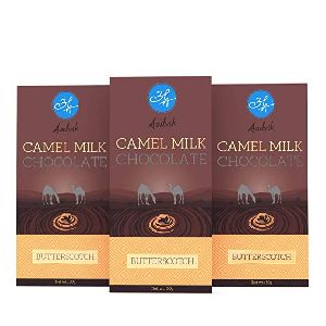 Aadvik Camel Milk Chocolate Butterscotch 50 Gram Bar