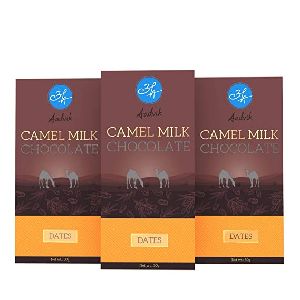Aavik Camel Milk Chocolate Dates 50 Gram bar