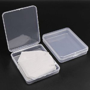 New Mask Storage Box PP N95 Mask Holder Small Foldable Square KN95 Mask Case