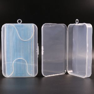SUNSHING Plastic Face Mask Case Portable Mask Case Storage Box