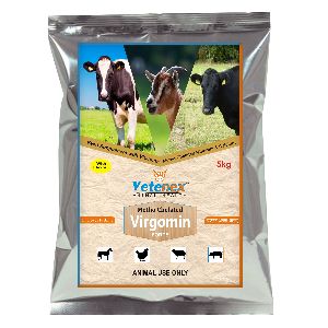 VETENEX Virgomin Forte - Metho Chelated Mineral Mixture Powder Supplement for Cattle,Goat, Poultry