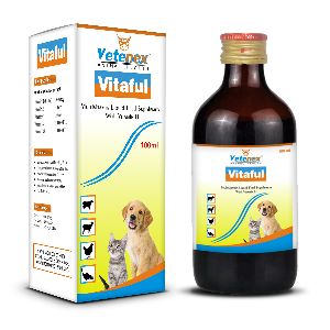 Vitaful - Multivitamin Liquid Supplement for Dog,Cat,Cattle,Poultry,Goat & Livestock animals - 100ml