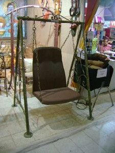 Single Seater Mild Steel Designer Swing